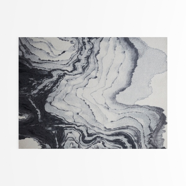 AMADA HOMEFURNISHING 8x10 Washable Area Rug, Low