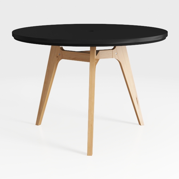 Tangkula Round Dining Table Set for 4, Modern