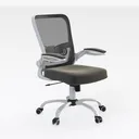 Modern Mesh Fabric Office Chair Ergonomic 3D Model Right 45 Degree View