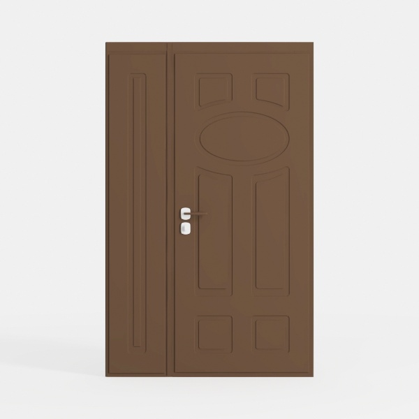 Unequal Swing Doors 90