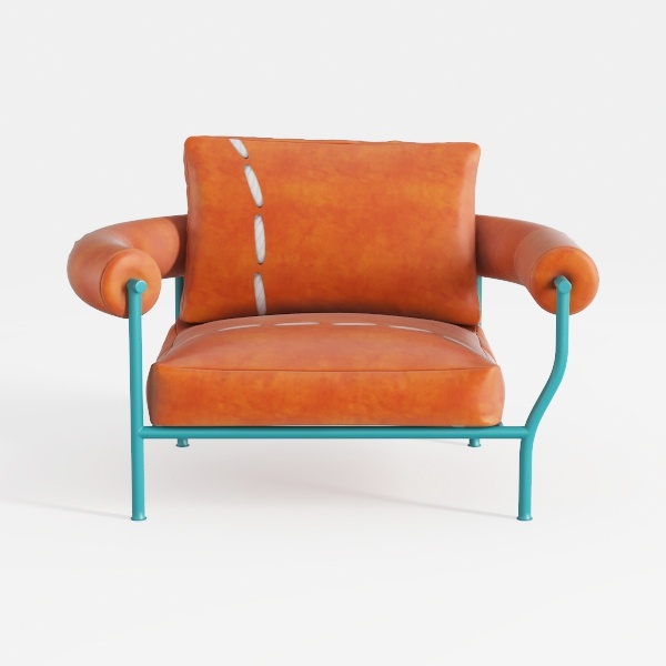 CONSDAN StoneCreek Accent Chair, Modern Armchair w