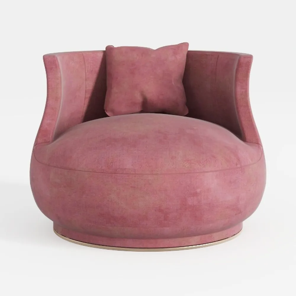 Homepop Home Decor Button Tufted Woven Round