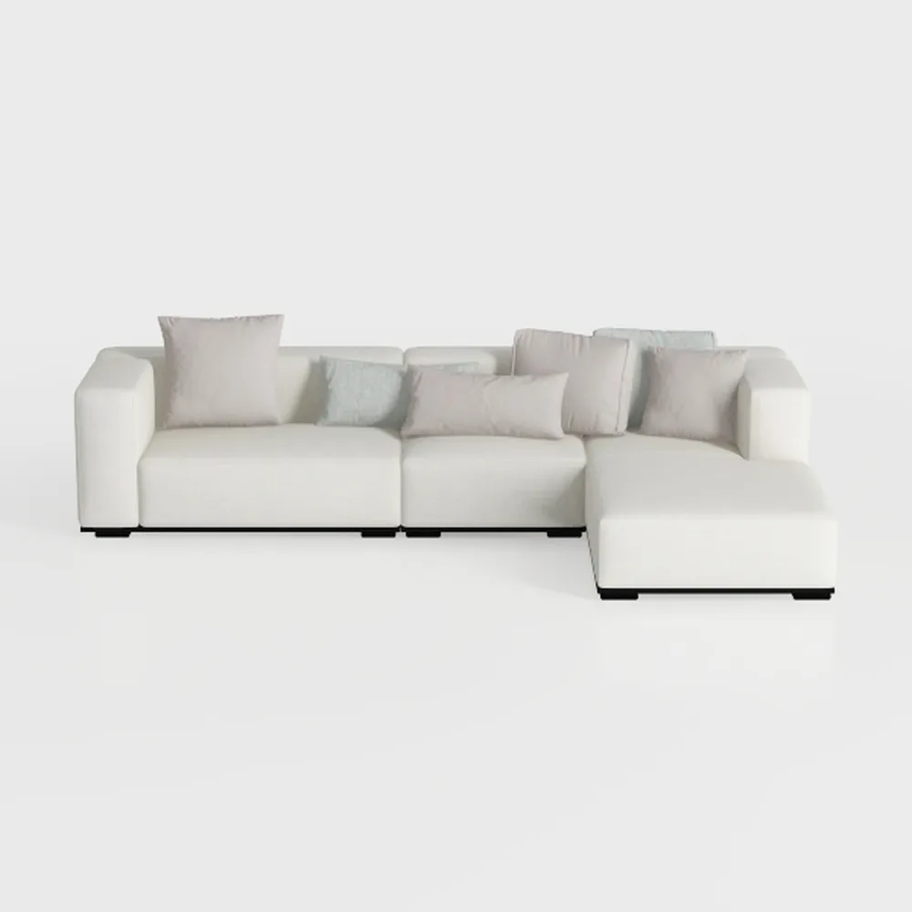 112" Modular Sectional Sofa L-Shaped Couch for