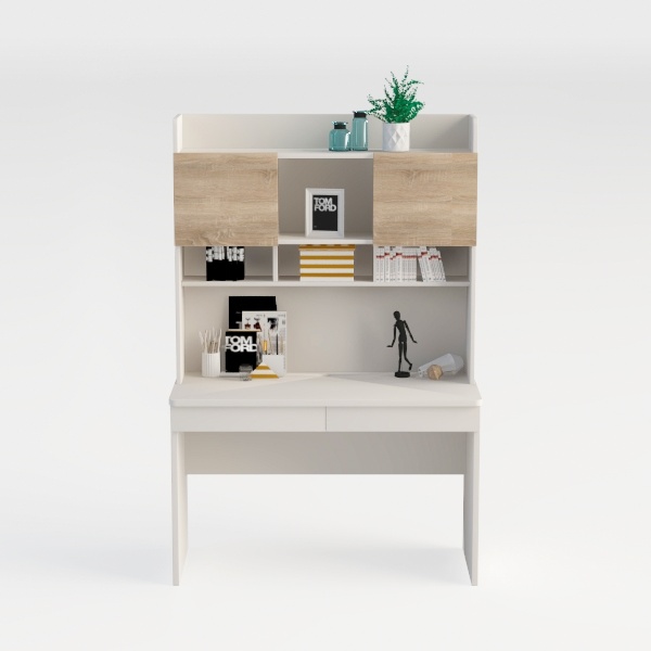 Adigyco Home Office Desk, Computer Desk Dumas, Off