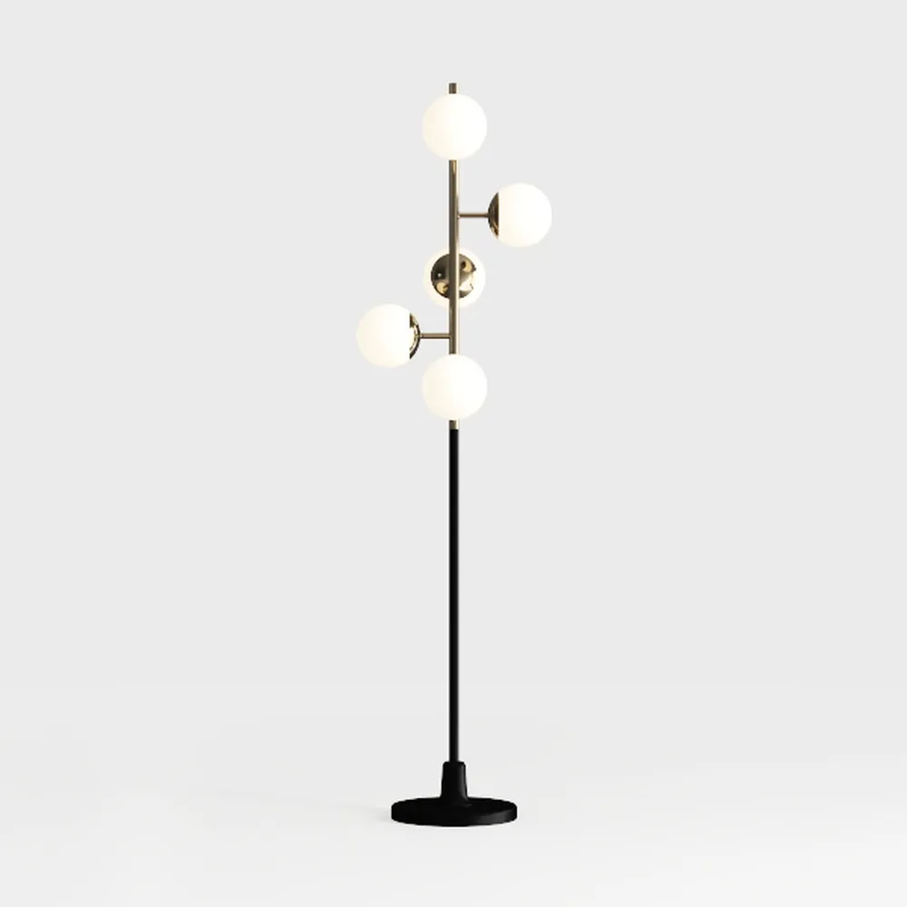 Hsyile Lighting KU300208 Modern Style Two Milky