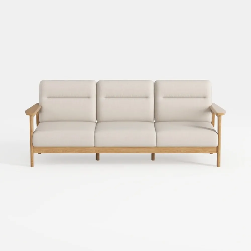 Yaheetech 56.5" W Modern Loveseat 2 Seater Sofa Lu