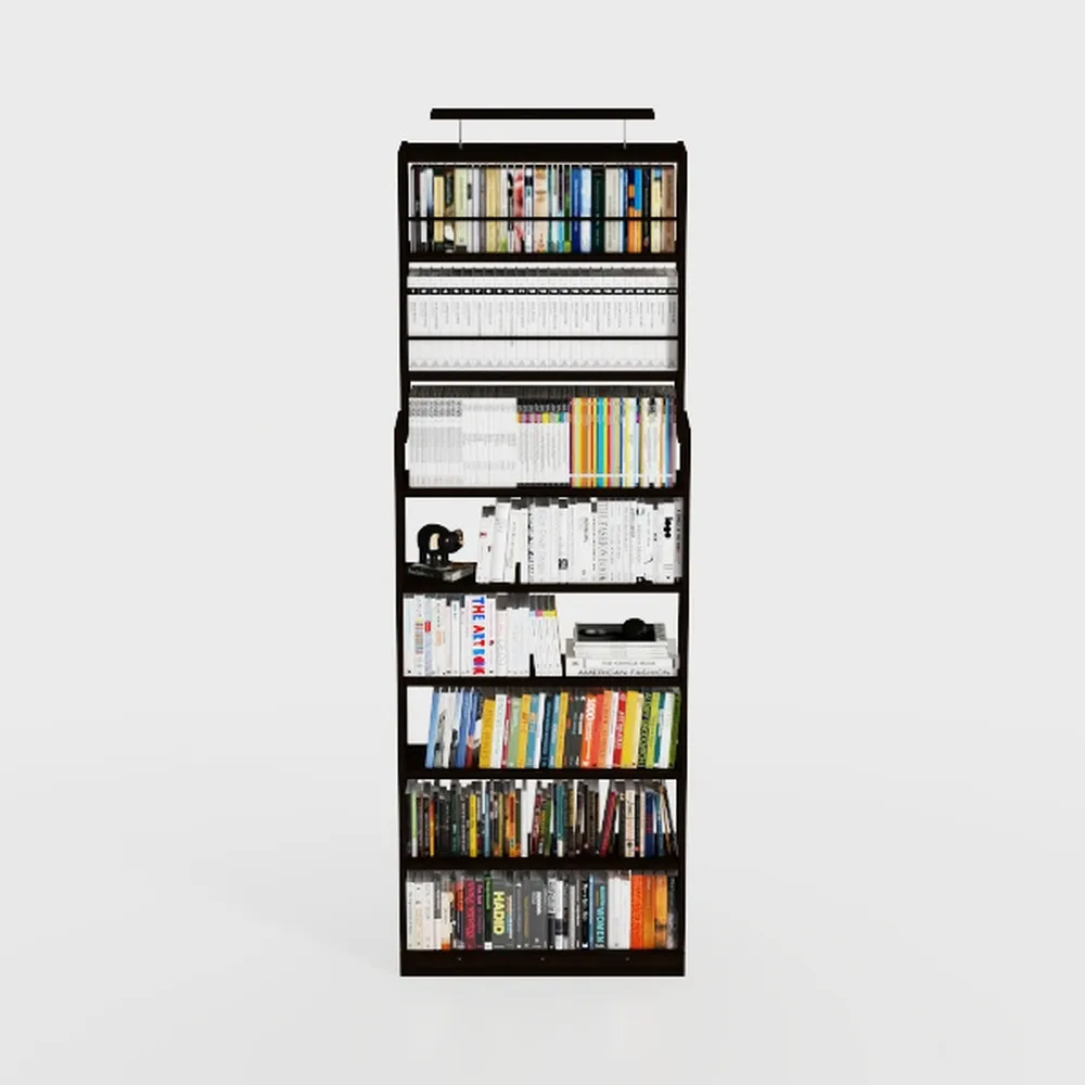 Book Shelf, 5-Tier Sturdy Bookcase, Adjustable