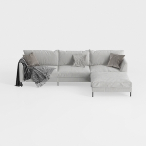 Legend Vansen Velvet Sofa sectional for Living Roo