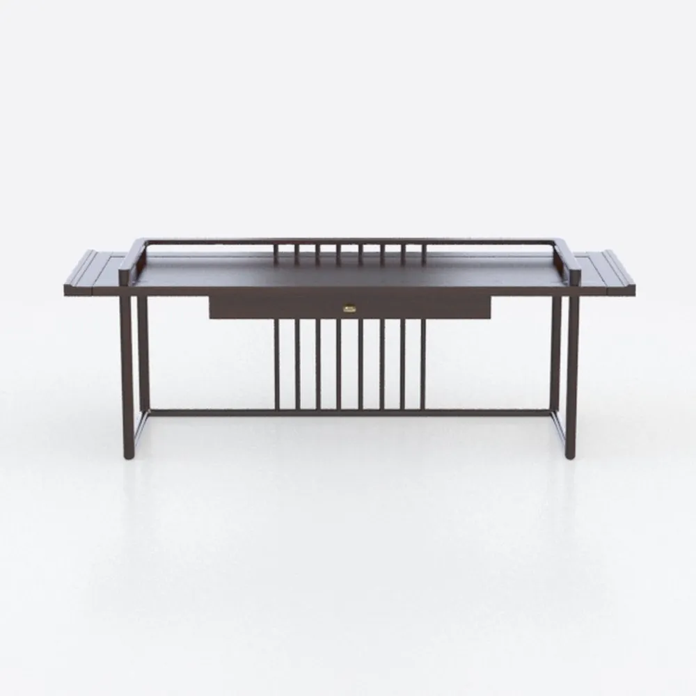 SIMPLIHOME Amherst Desk - 54-Inch Wide Solid Wood 