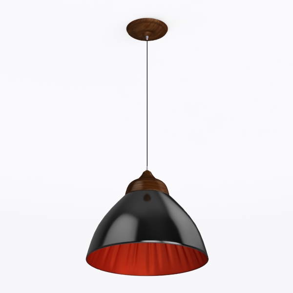 Farmhouse Pendant Lights Kitchen Island,11.8&quot; Red