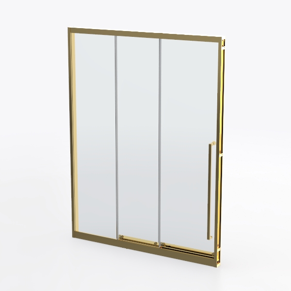 Frameless Pivot Shower Door 32.8-34&quot; W X 72&quot; H