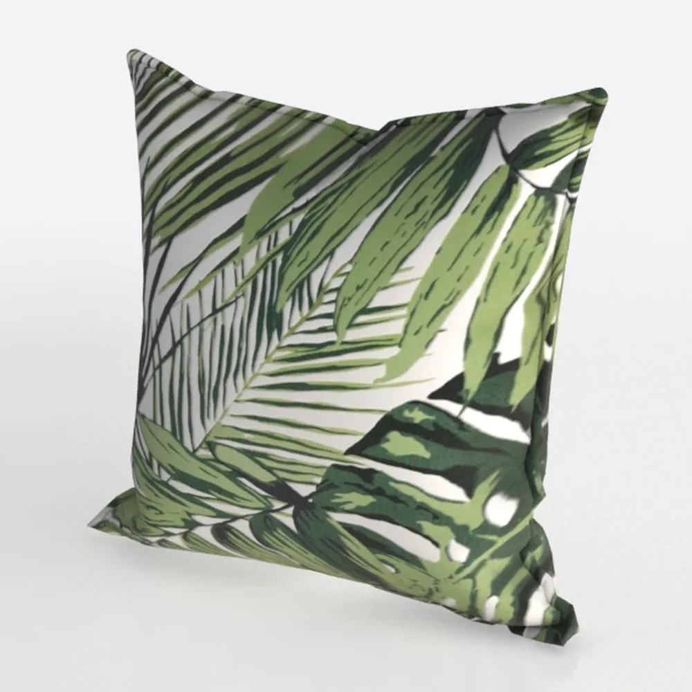 Decorative Throw Pillow Covers Set of 2 Blue Green