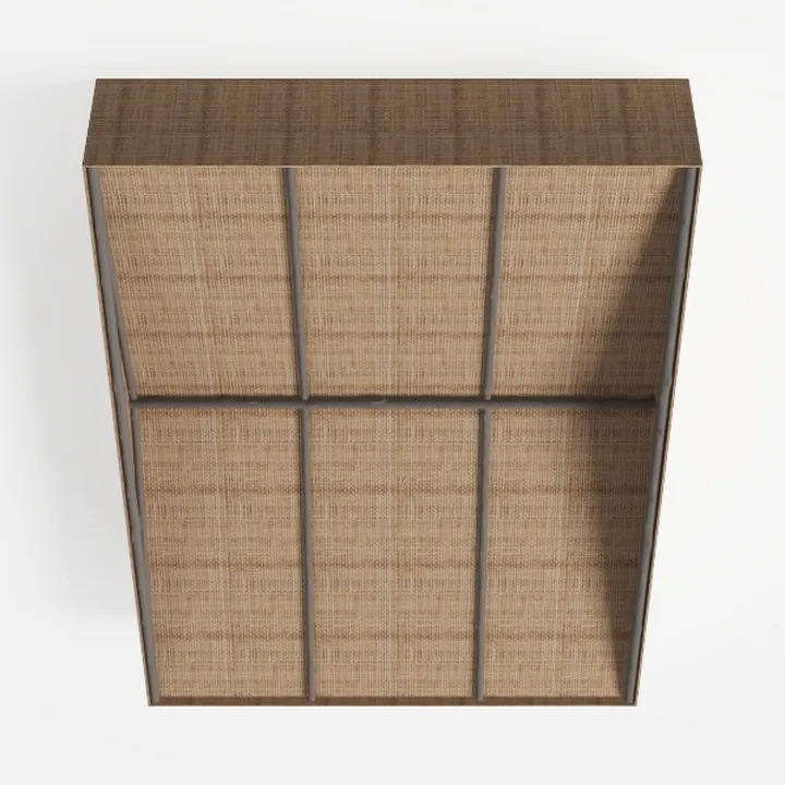 Contemporary Tropical-rattan ceiling