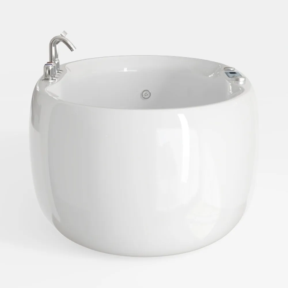 Empava 59-Inch Freestanding Air Jetted Bathtub