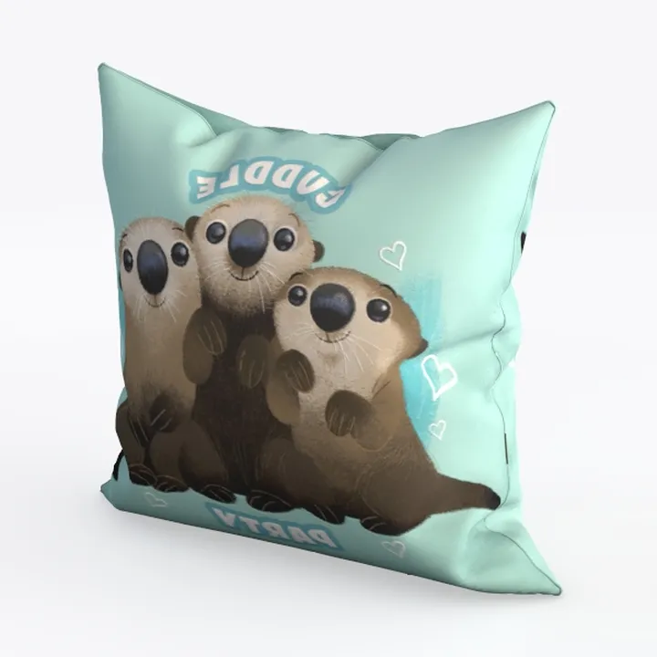 Easter Rabbit Outdoor Pillow Cover 18x18 Inch