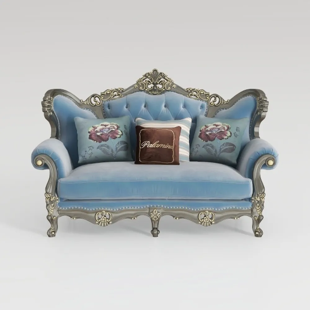 ACME Furniture Ranita Loveseat,Tan Fabric, Champag