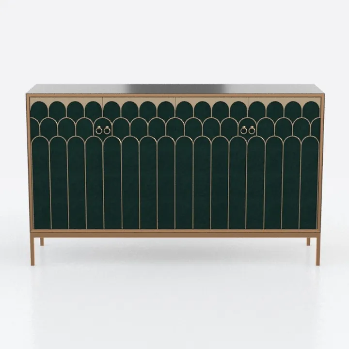 ARTPOWER 47.8" Accent Cabinet with 4 Doors