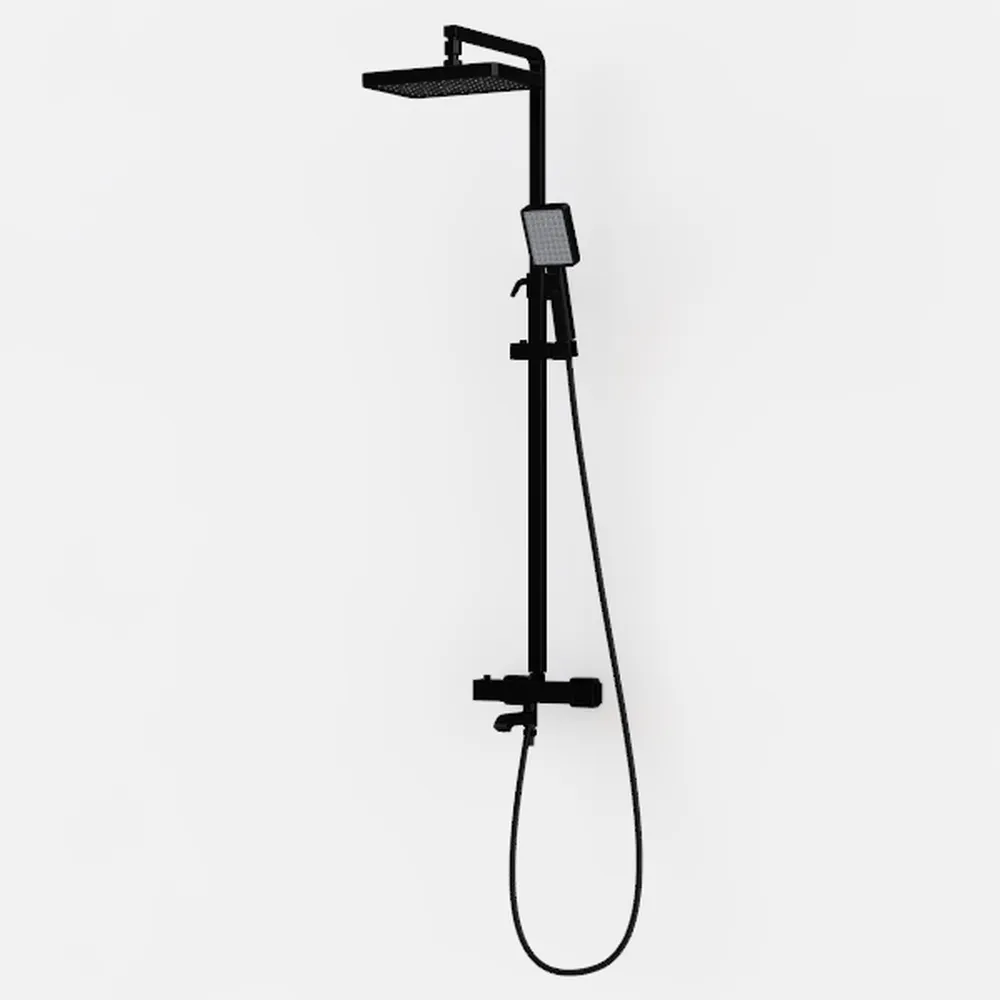 DELTA FAUCET 58420-BL Emerge 26" Angular Shower