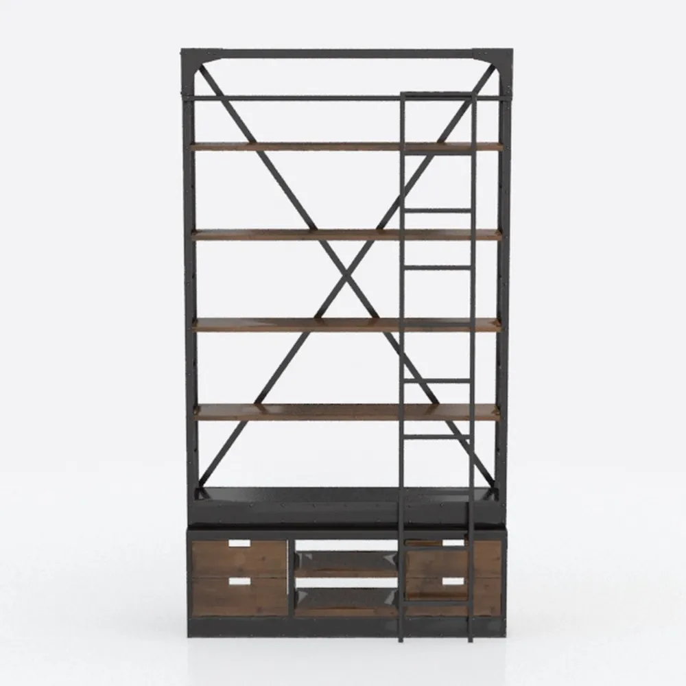 IRONCK Bookshelves 6 Tiers 73.1 inch Tall