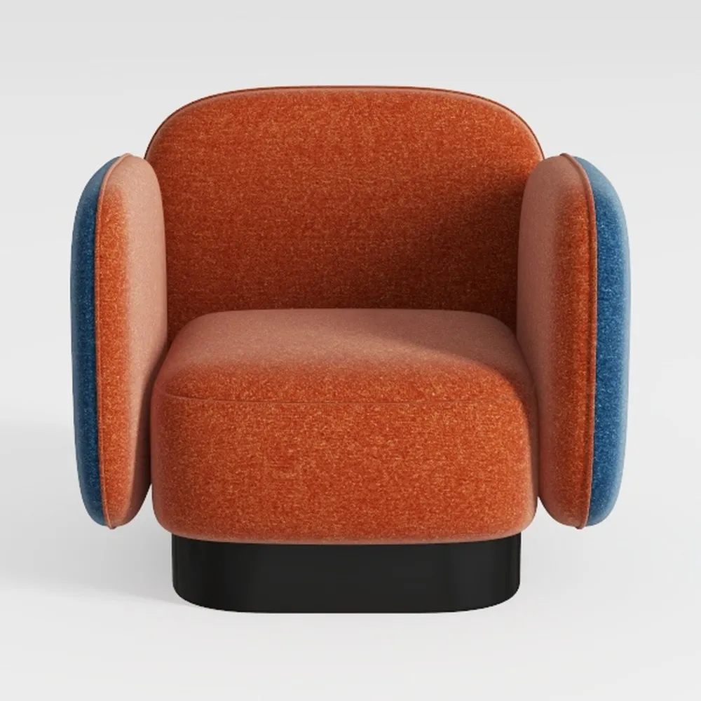 HRVEOCEI Swivel Barrel Chair, Modern Style, Comfy