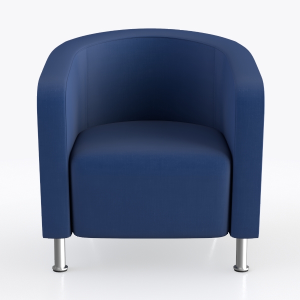 DHP Remily Swivel Accent Chair, Navy Textured Fabr