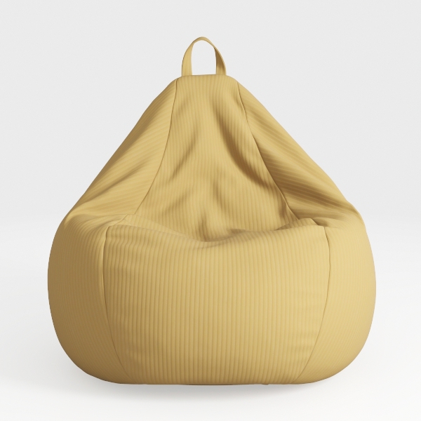 Yellow Bean Bag Comfy Chair for All Ages