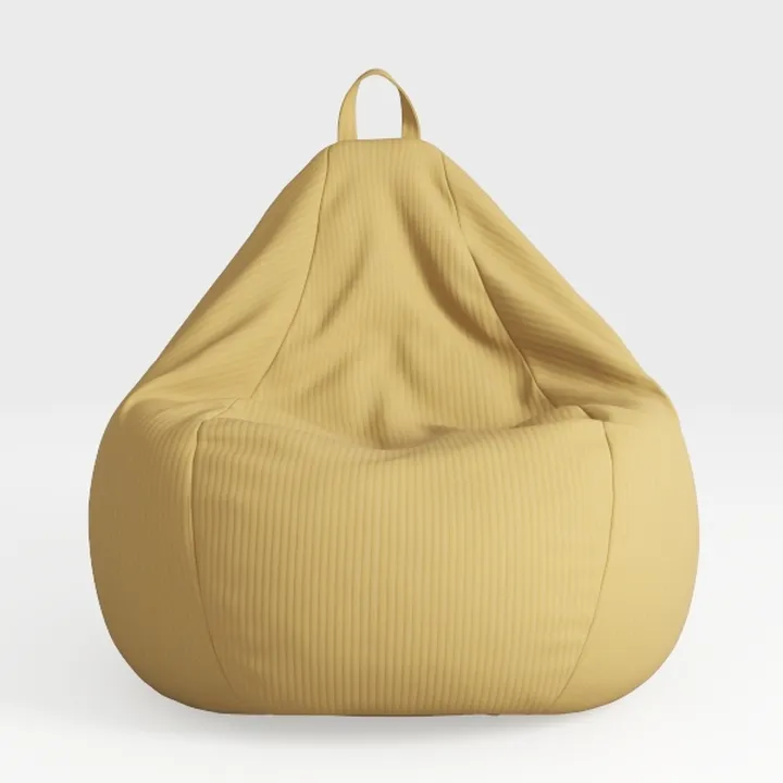 Yellow Bean Bag Comfy Chair for All Ages