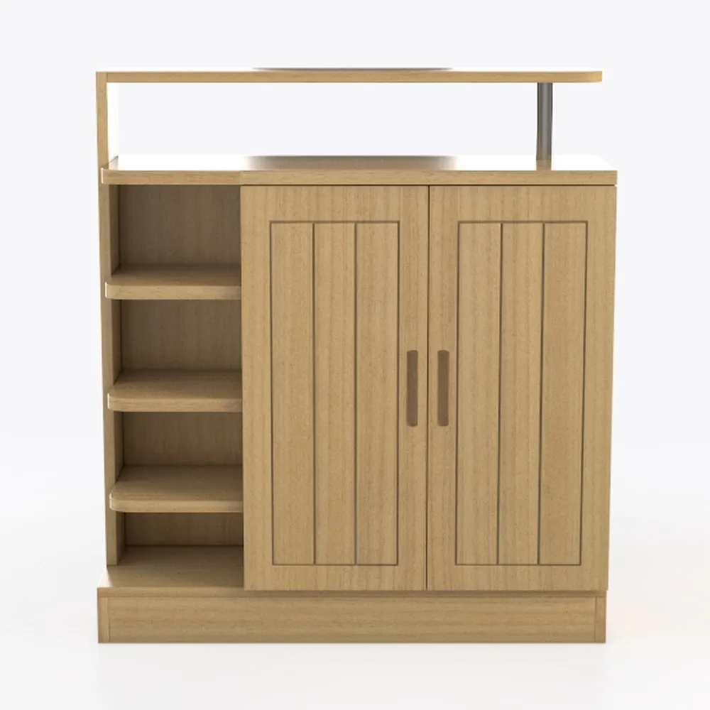 IRONCK Fluted Sideboard Buffet Cabinet with