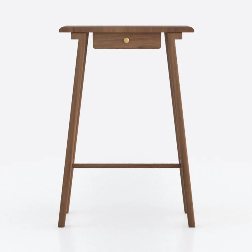 Melissa Mid Century Walnut Desk by Linon