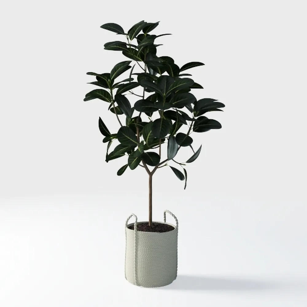 Artificial Fiddle Leaf Fig Tree - 4.3 Ft Faux Tree