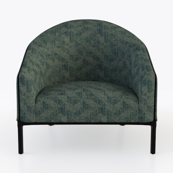 Acanva Velvet Sofa Accent Chair, Modern Armchair f