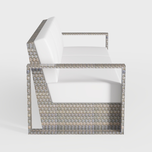 Modern Leather Sofa Chair Set for Living Room