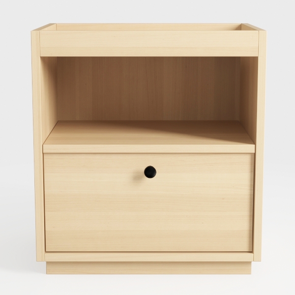 Nightstands Wooden Bedside Table with Storage