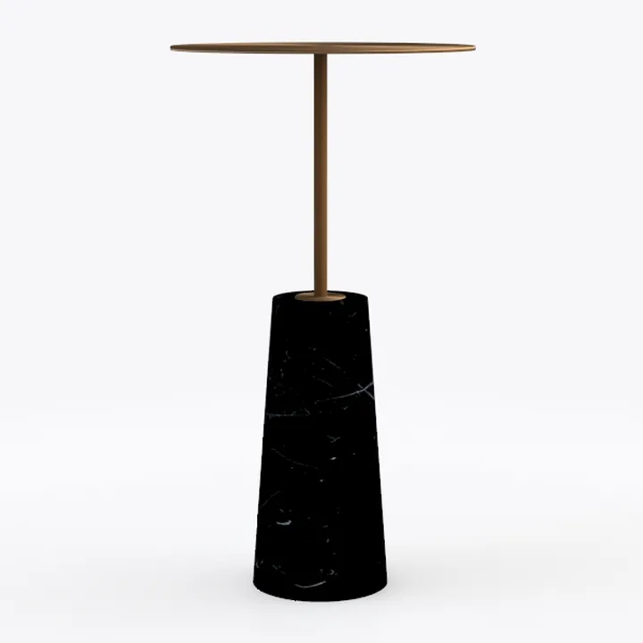 Masupu Drink Table, Round Side Table for Small