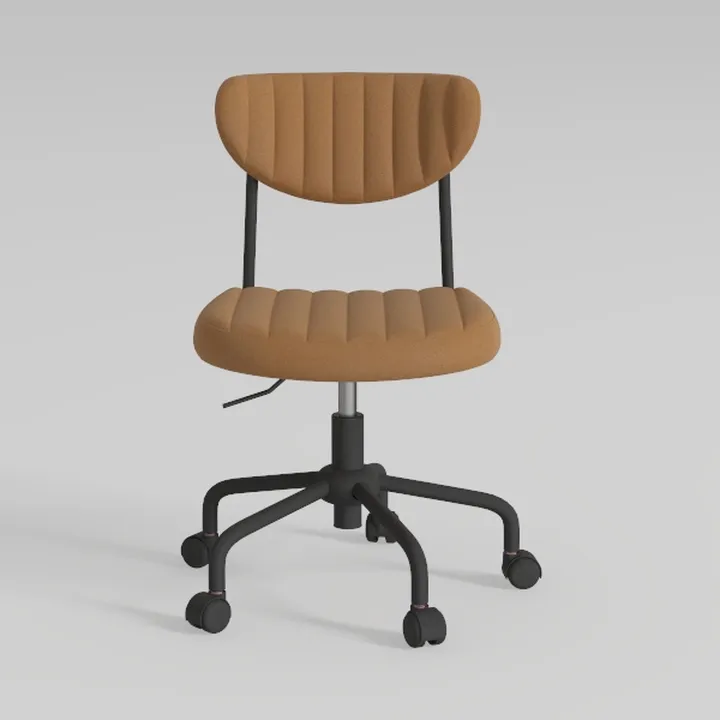 Saddle Stool Chair with Back Support Footrest