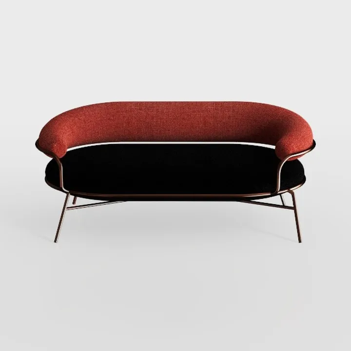 Modern Faux Leather Sofa Set Ergonomic Accent