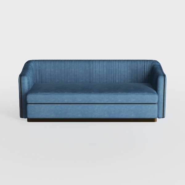 Convertible Sofa Bed with Pillows Velvet Upholster