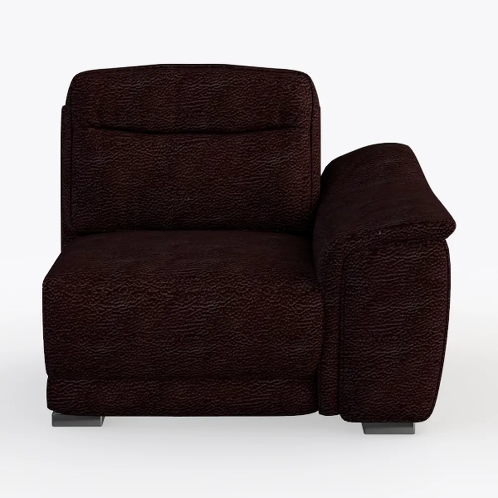 Sagebrook Home Brown Fabric Accent Chair Modern Up