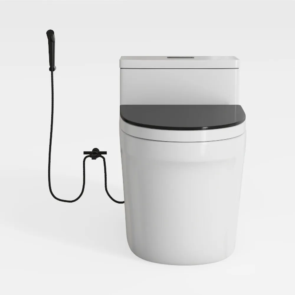 WOODBRIDGEE One Piece Toilet with Soft Closing