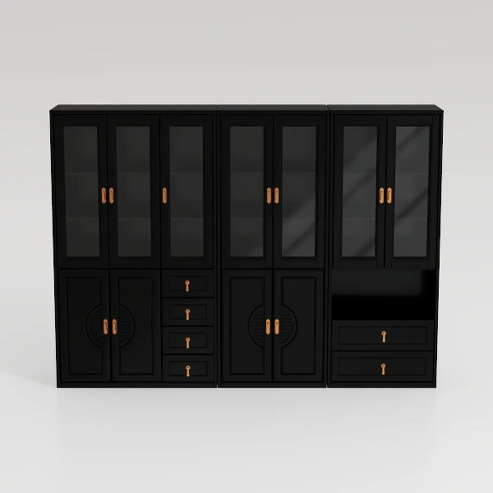 LED Coffee Bar Cabinet with Storage, 55'' Large