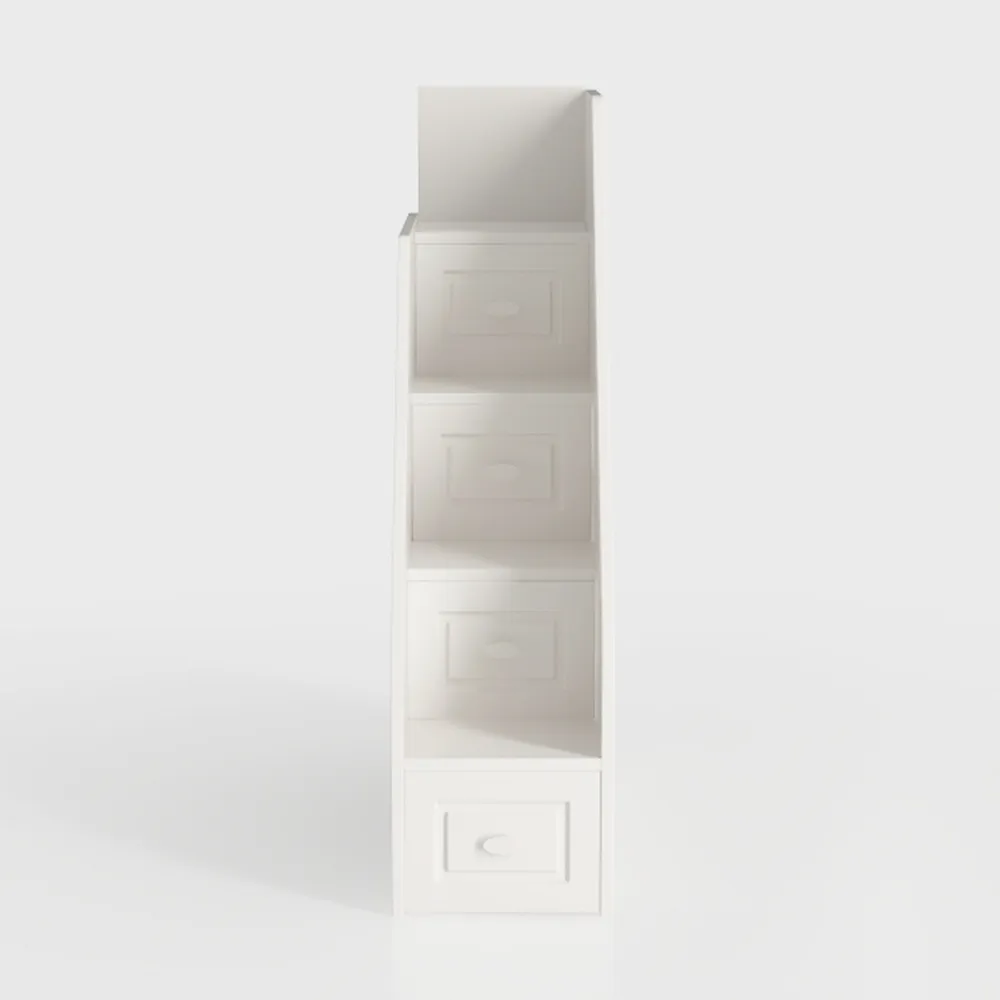 VECELO 8-Tier Narrow Bookshelf, Modern Tall