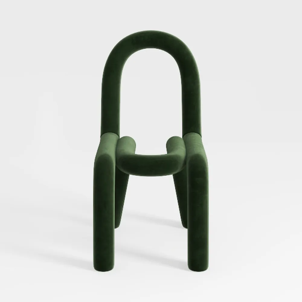 TPTBON Small Velvet Vanity Chair, Dining Chairs wi