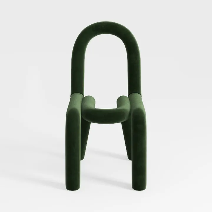 TPTBON Small Velvet Vanity Chair, Dining Chairs wi