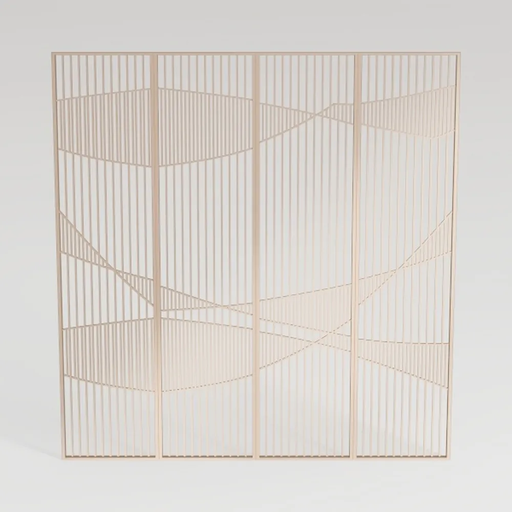 Room Divider with Shelves, Wall Divider Screen for