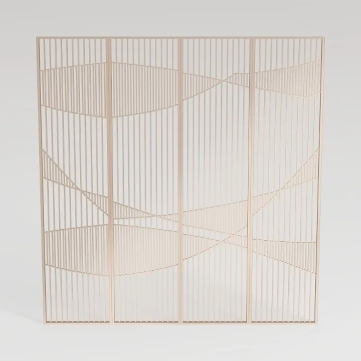 Room Divider with Shelves, Wall Divider Screen for