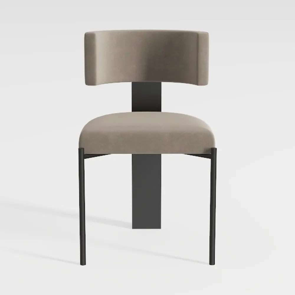 Linen Dining Chairs Set of 4 Modern Dining Chair