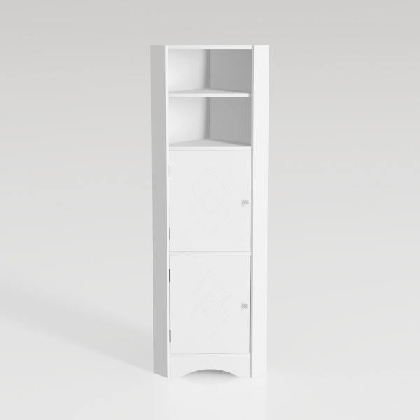 Tall Bathroom Storage Cabinet, Narrow Metal