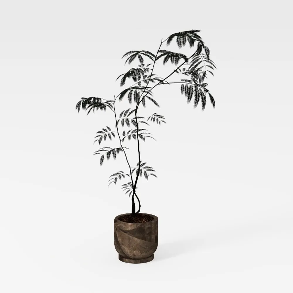 Rustic Farmhouse Resin Vase - Tall Vintage Boho