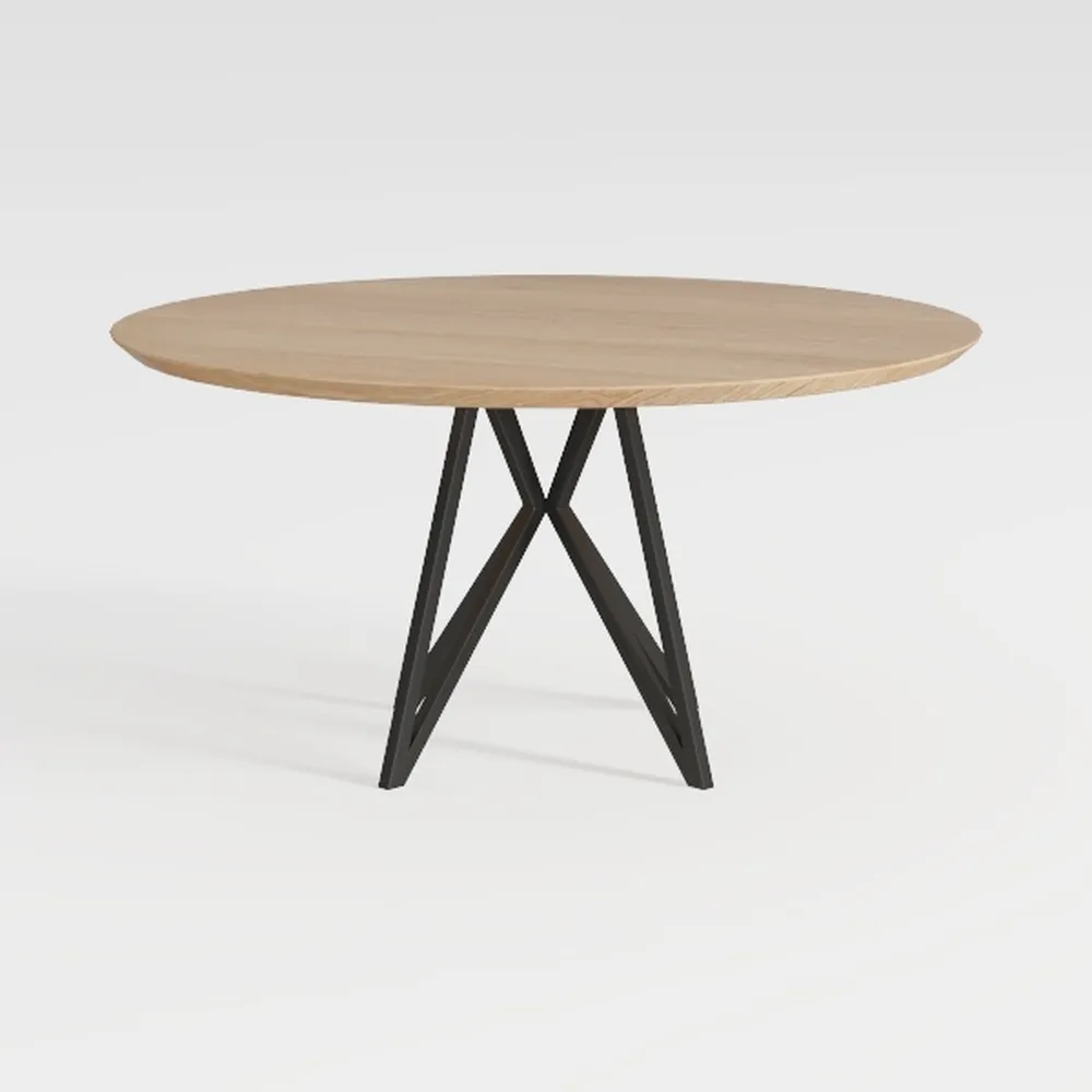 Round Dining Table Set for 4, Kitchen Table and