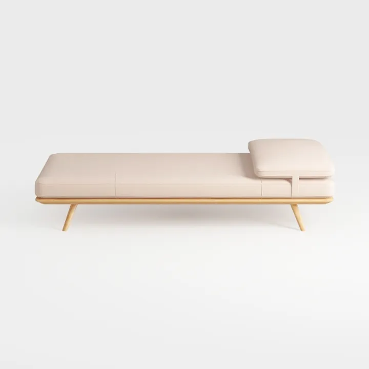 Tennozu Linen Fabric Loveseat Sofa, Convertible Fu